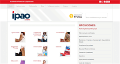Desktop Screenshot of ipao.es